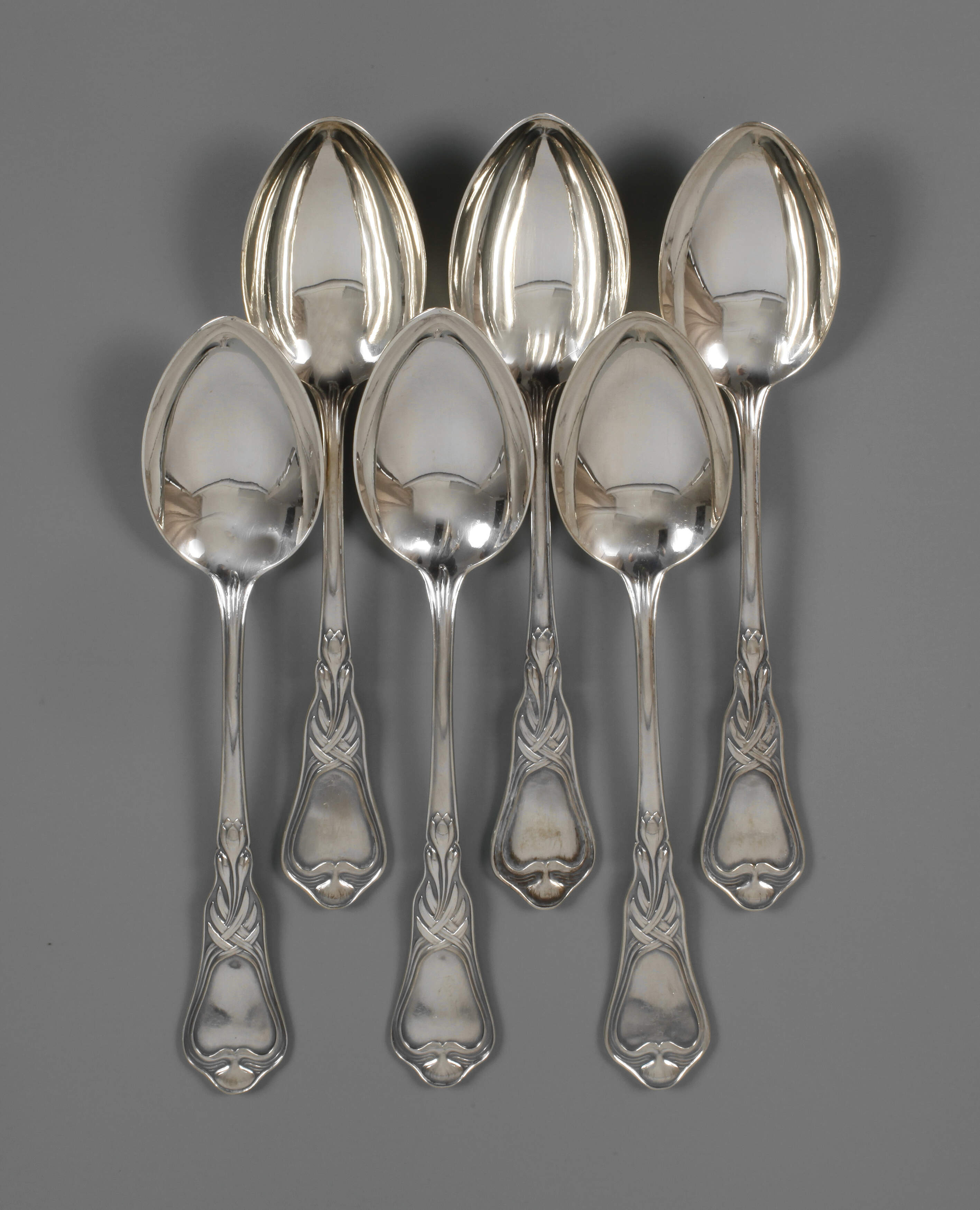 Silber sechs Esslöffel Heinrich Vogeler