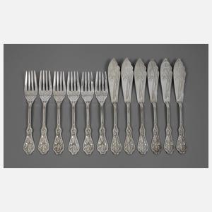 Fischbesteck WMF Wasserlilie