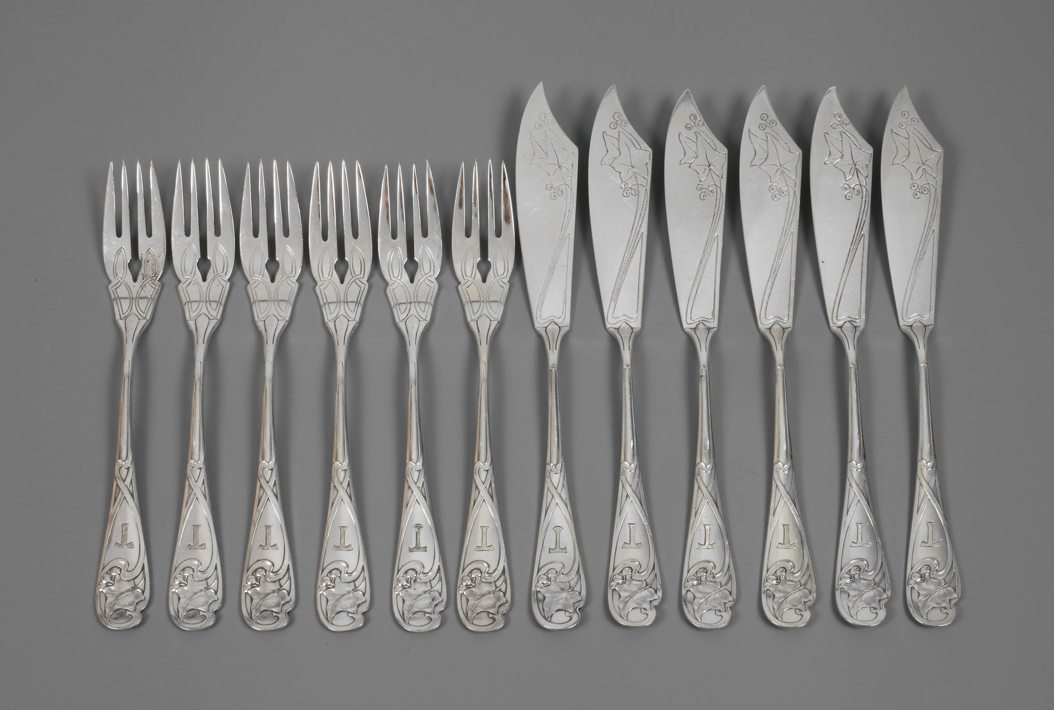 WMF Fischbesteck Efeudekor