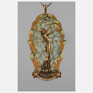 Anhänger mit Fensteremaille