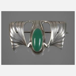 Patriz Huber, Brosche mit Chrysopras