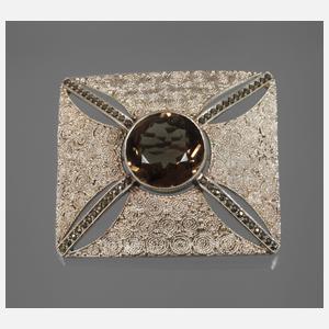 Theodor Fahrner Brosche mit Steinbesatz