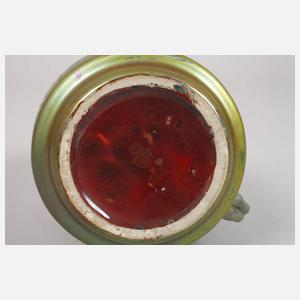 Zsolnay Pecs Vase mit Frauenfigur