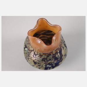 Loetz seltene Vase "Neuroter Cytisus"