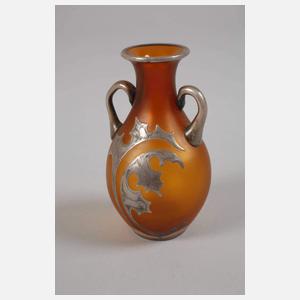 Amphorenvase mit Silberoverlay