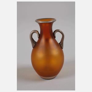 Amphorenvase mit Silberoverlay