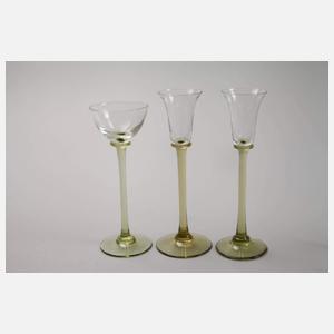 Sechs Likörgläser Johann Vincenz Cissarz