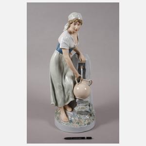 Böhmen Magd am Brunnen