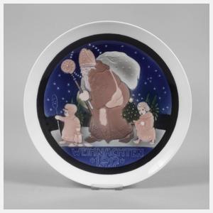 Königliche Fachschule Selb Weihnachtsteller