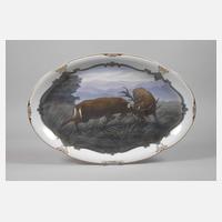 Kaestner Oberhohndorf große Wandplatte Hirschmotiv111