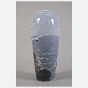 Kaestner Oberhohndorf Vase Küstenmotiv