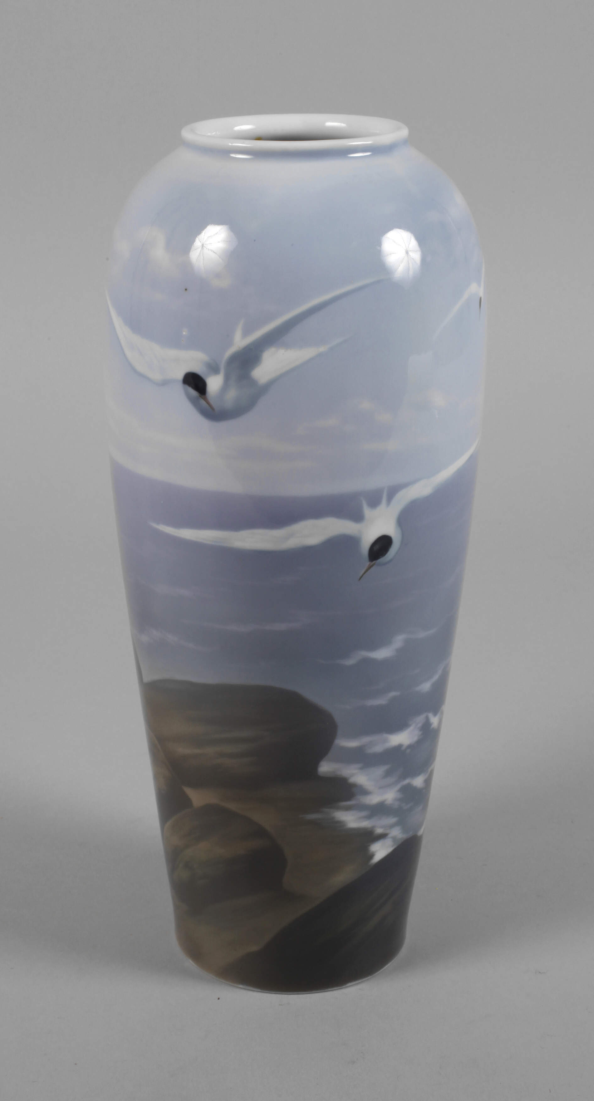 Kaestner Oberhohndorf Vase Küstenmotiv