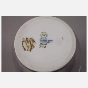 Kopenhagen Vase Stockrosendekor