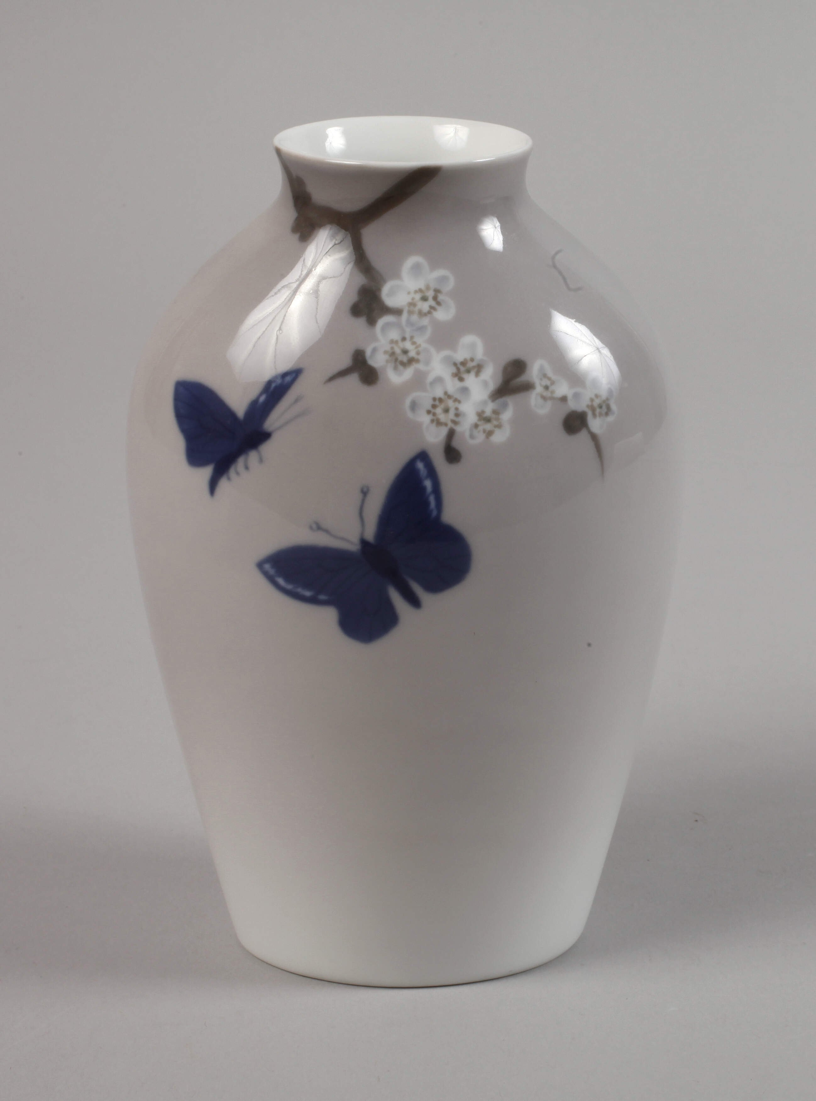 Kopenhagen Vase Schmetterlingsdekor