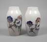 Kopenhagen Paar Vasen Mohnblumendekor