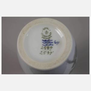 Kopenhagen Vase Stockrosendekor