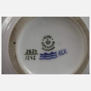 Kopenhagen Deckelvase Segelschiffmotiv