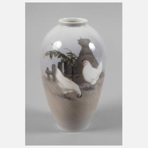 Kopenhagen Vase Hühnerhofdekor
