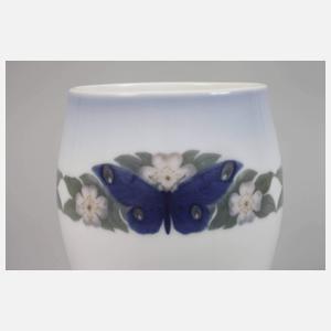 Kopenhagen Vase Schmetterlingsdekor