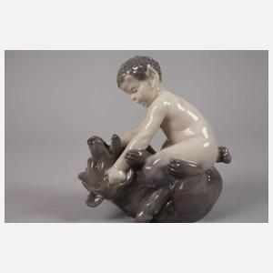 Kopenhagen "Faun mit Bär spielend"