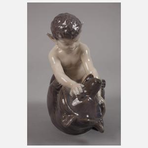 Kopenhagen "Faun mit Bär spielend"
