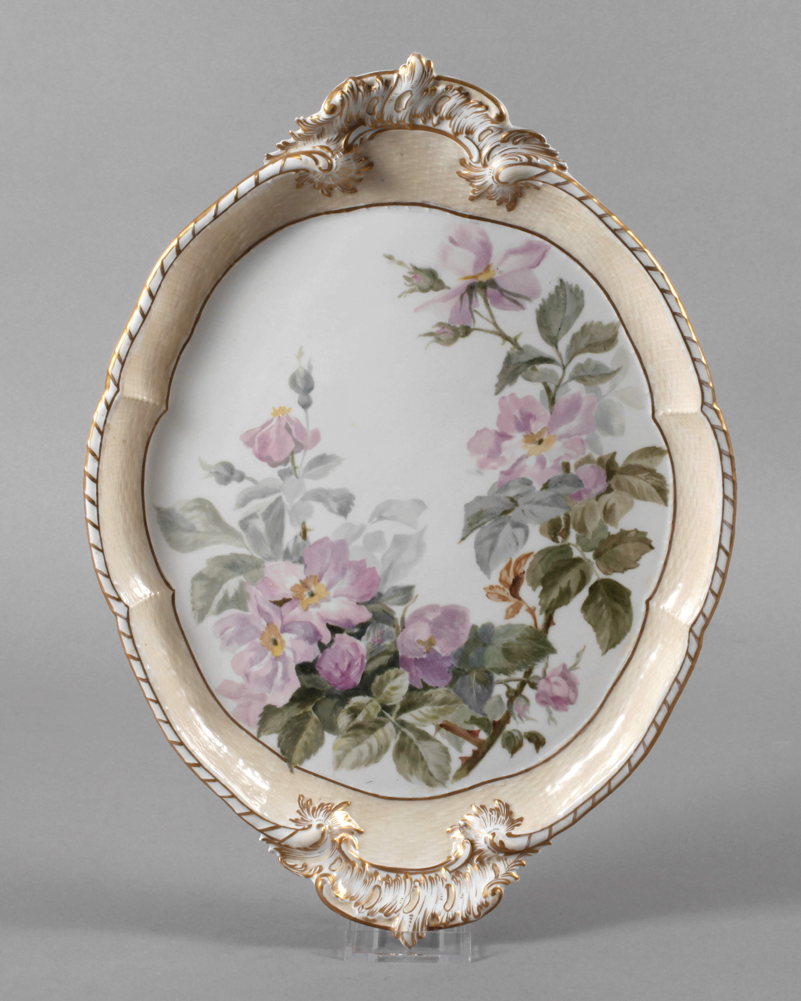 KPM Berlin Tablett mit Weichmalerei