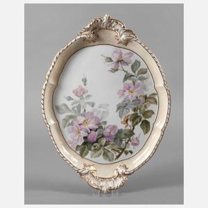 KPM Berlin Tablett mit Weichmalerei