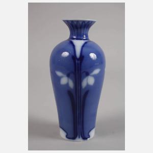 Meißen Teichert kleine Vase Frühlingsmotiv