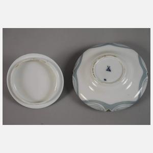 Meissen "Dose-Kleeblattdekor"