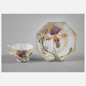 Rozenburg Mokkatasse mit Untertasse