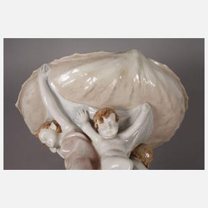 Royal Dux große figürliche Jardiniere