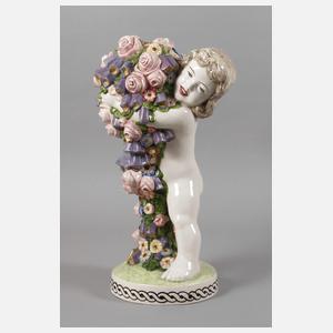 Carl Klimt großer Blütenputto