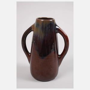 Bürgel zwei Laufglasurvasen