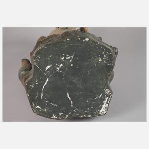 Große Figur Bäuerin mit Weinkanne