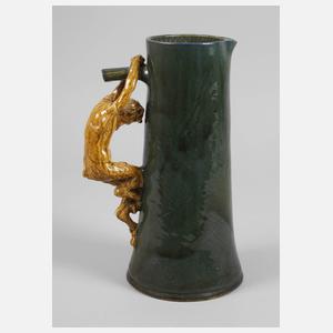 Schenkkanne mit Faunengriff