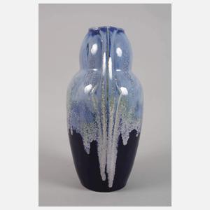 Bunzlau große Laufglasurvase