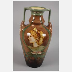 Fischer Austria Vase mit Frauenportrait