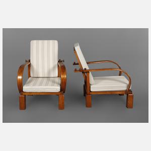 Paar Armlehnsessel Art déco