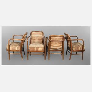 Vier Armlehnsessel Thonet