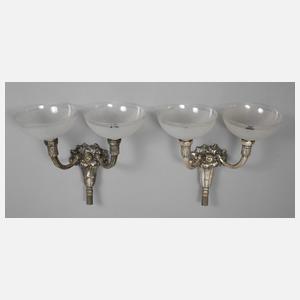 Paar Wandlampen Art déco