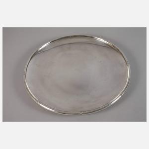 Silber Vorlegeplatte Art déco