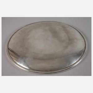 Silber Vorlegeplatte Art déco