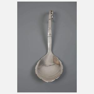 Georg Jensen zwei Vorlegelöffel Silber