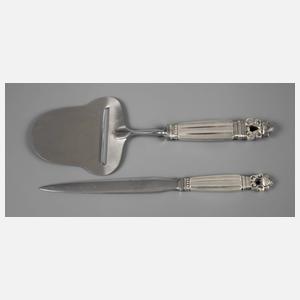 Georg Jensen Käsehobel und Papiermesser
