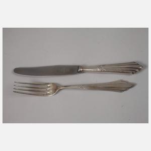 WMF Geislingen Besteckset Fächermuster