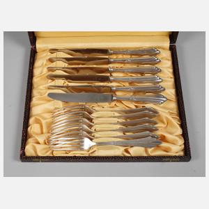 WMF Geislingen Besteckset Fächermuster