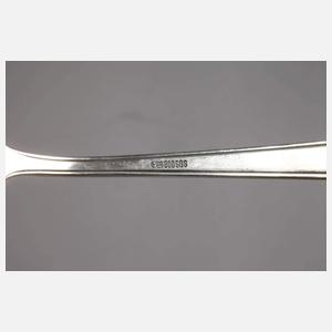 Silber Fischbesteck Art déco