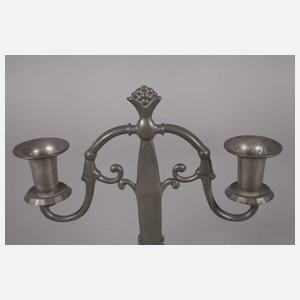 Zinnleuchter Art déco