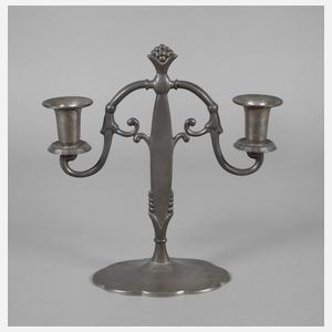 Zinnleuchter Art déco