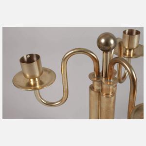 Dreiflammiger Tafelleuchter Art déco